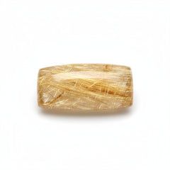 Golden Rutile 1PC Small 5x10 MM Baguette Cabochon Yellow Fine semi Precious Gems