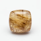 Golden Rutile 1PC Small 7x7 MM Cushion Cabochon Yellow Splendid semi Precious Loose Gemstone
