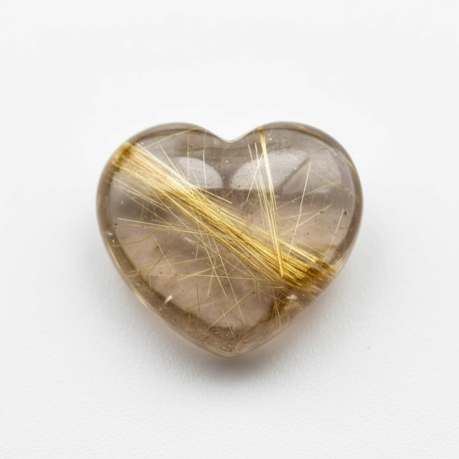Golden Rutile 1PC Tiny 6x6 MM Heart Cabochon Yellow Superior semi Precious Loose Gemstone Второстепенное изображение товара
