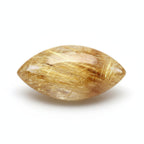 Golden Rutile 10PC Tiny 4x8 MM Marquise  Cabochon Yellow Genuine semi Precious Precious Gemstone