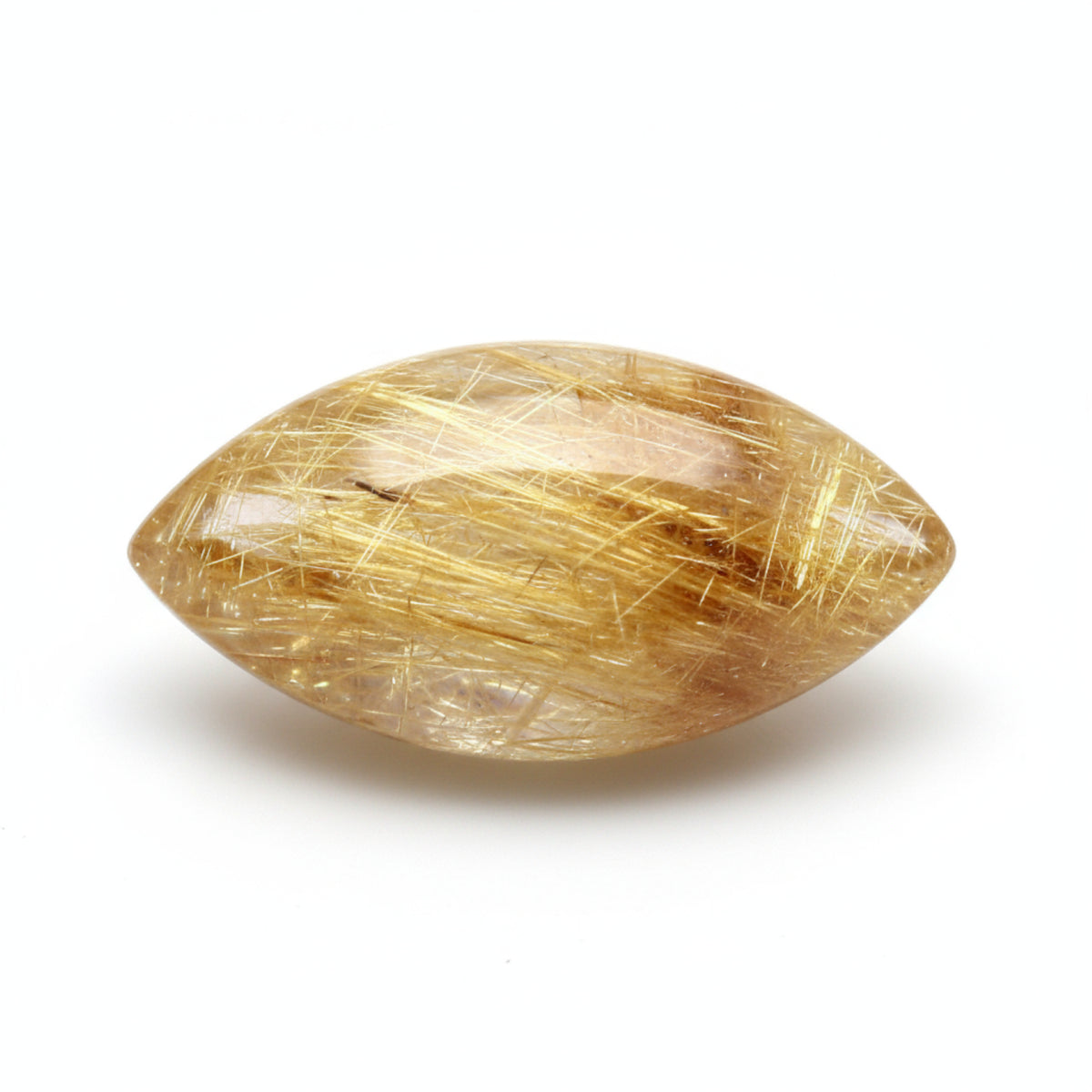 Golden Rutile 10PC Tiny 4x8 MM Marquise  Cabochon Yellow Genuine semi Precious Precious Gemstone