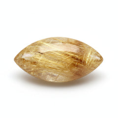 Golden Rutile 10PC Tiny 4x8 MM Marquise  Cabochon Yellow Genuine semi Precious Precious Gemstone