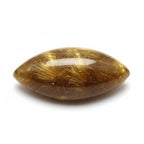 Golden Rutile 10PC Tiny 4x8 MM Marquise  Cabochon Yellow Genuine semi Precious Precious Gemstone