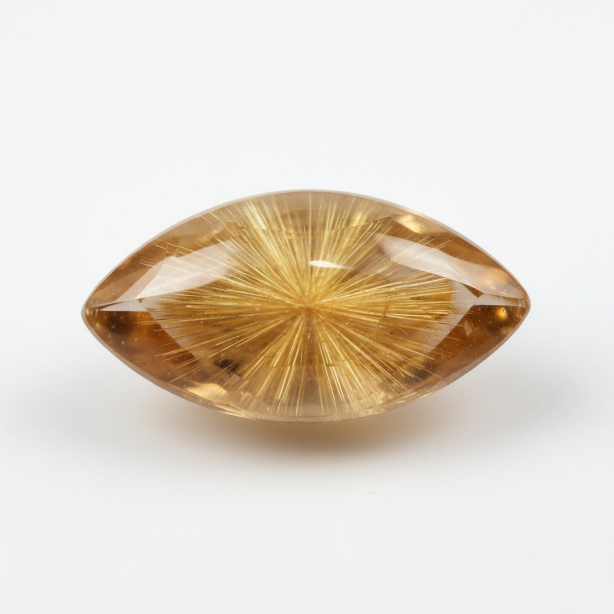 Golden Rutile 1PC Small 5x10 MM Marquise  Cabochon Yellow Superior semi Precious Gems