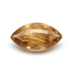 Golden Rutile 1PC Large 8x16 MM Marquise  Cabochon Yellow Brilliant semi Precious Loose Gemstones