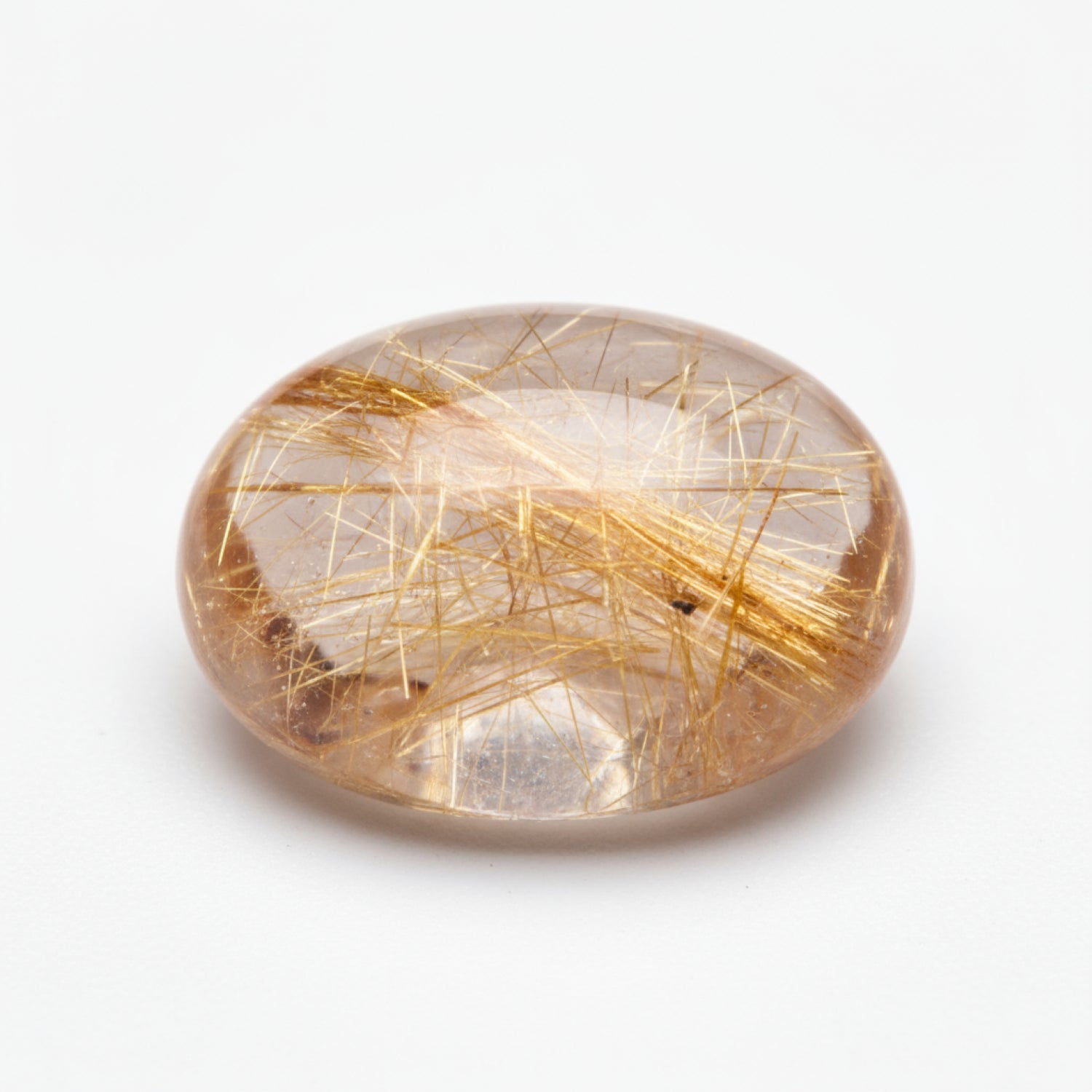 Golden Rutile 1PC Tiny 5x7 MM Oval Cabochon Yellow Splendid semi Precious Semi Precious Gemstone