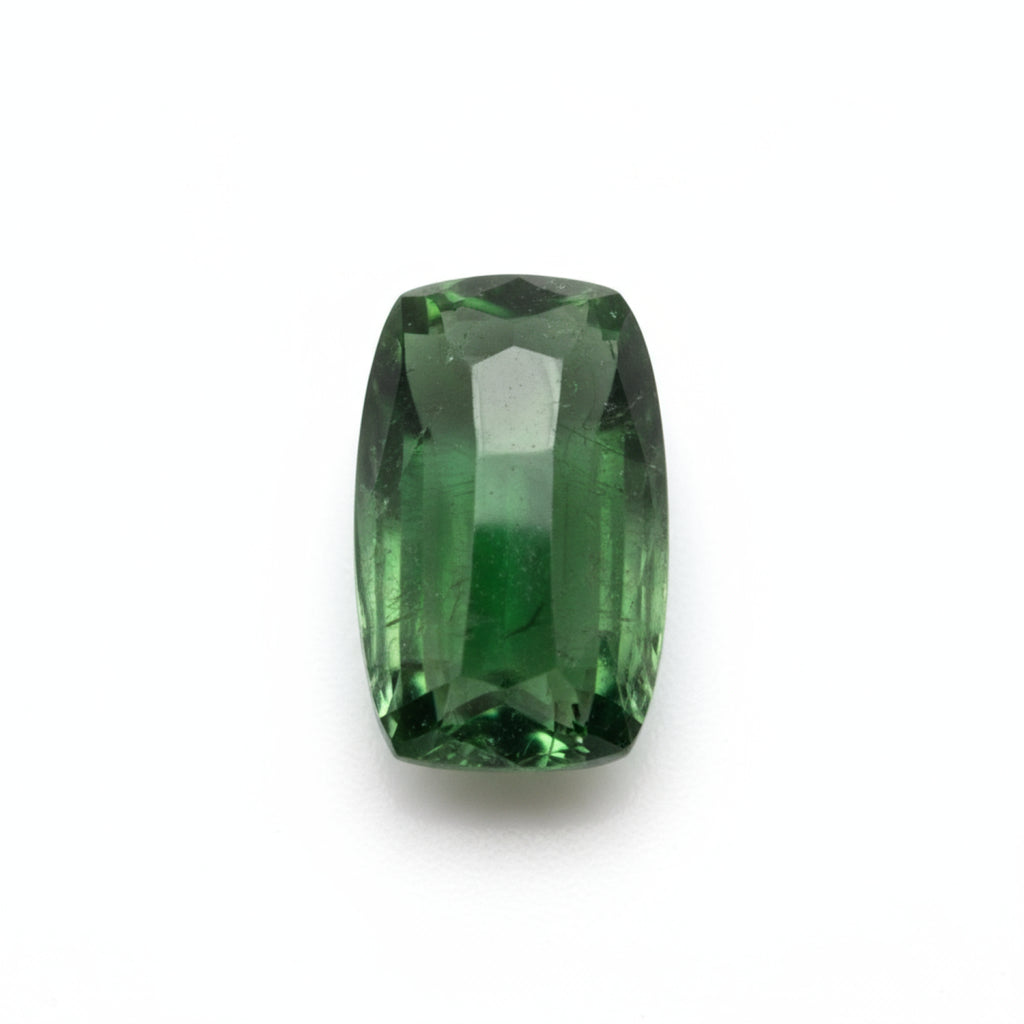 Green Tourmaline 10PC Tiny 3x6 MM Baguette Cabochon Green Luster semi Precious Loose Gems