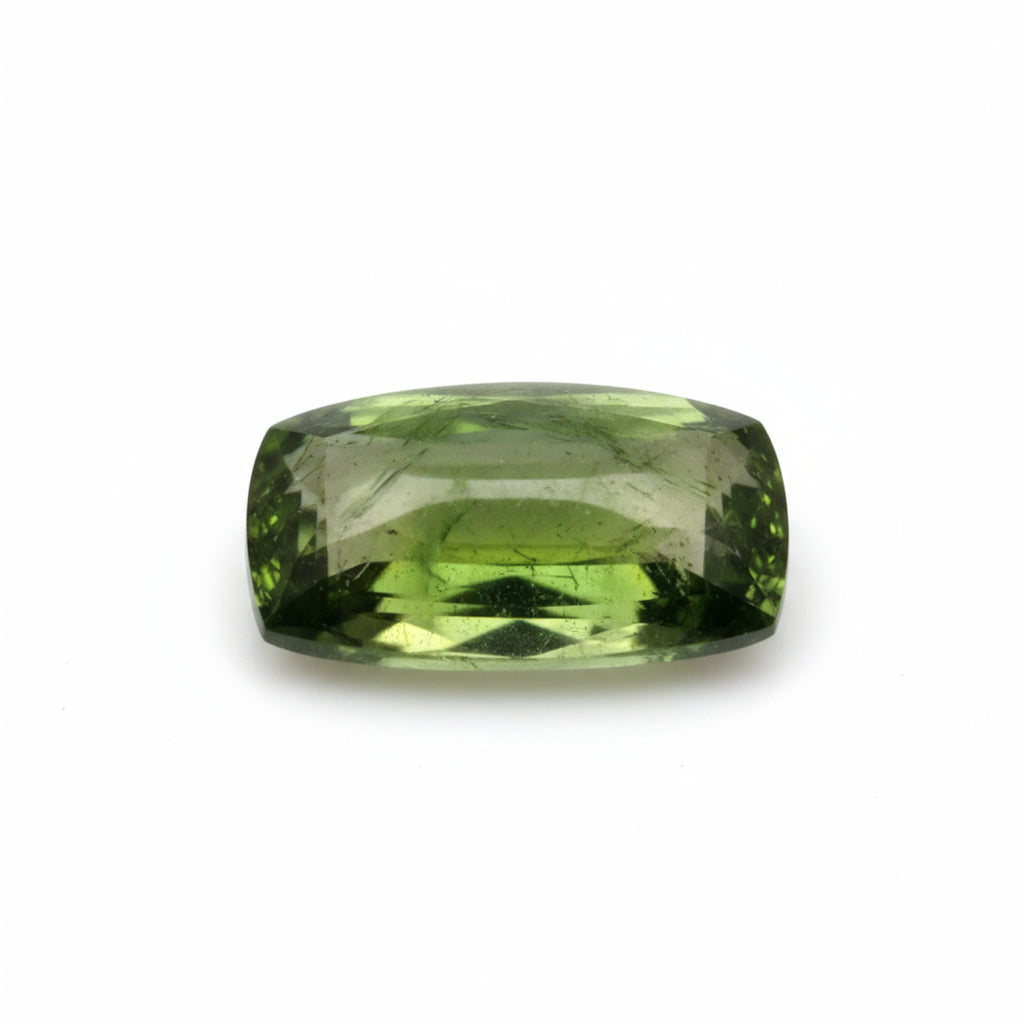 Green Tourmaline 10PC Tiny 3x6 MM Baguette Cabochon Green Luster semi Precious Loose Gems