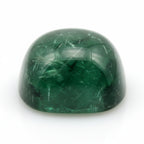 Green Tourmaline 1PC Large 10x10 MM Cushion Cabochon Green Luster semi Precious Loose Gemstones