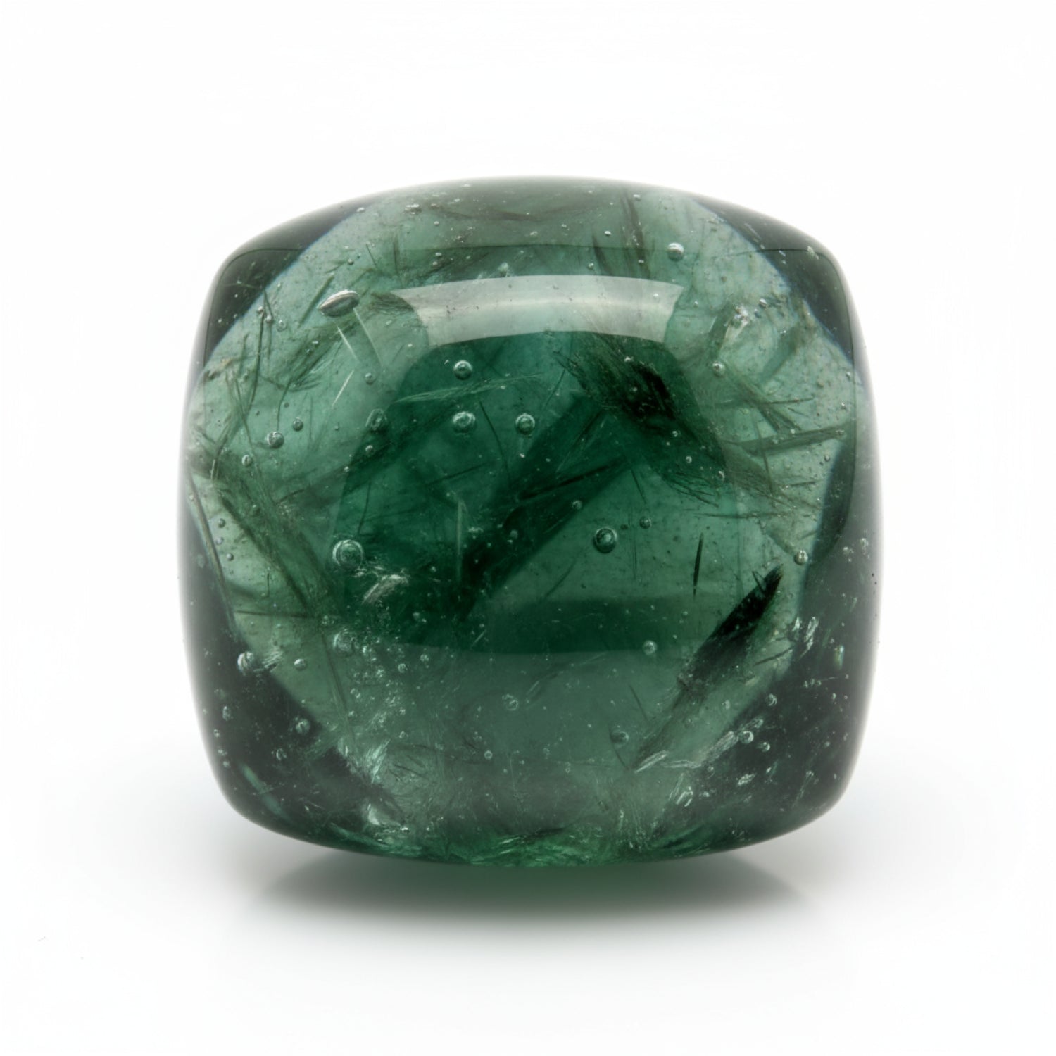 Green Tourmaline 10PC Tiny 4x4 MM Cushion Cabochon Green Pure semi Precious Loose Gemstones