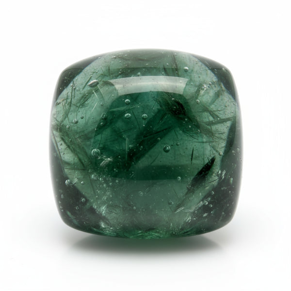 Green Tourmaline 10PC Tiny 4x4 MM Cushion Cabochon Green Pure semi Precious Loose Gemstones
