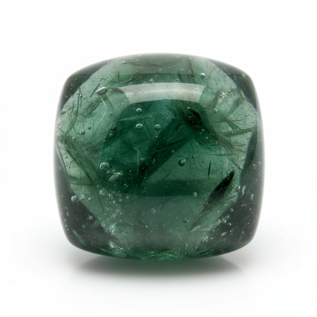 Green Tourmaline 10PC Tiny 4x4 MM Cushion Cabochon Green Pure semi Precious Loose Gemstones