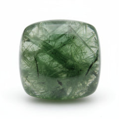 Green Tourmaline 10PC Tiny 4x4 MM Cushion Cabochon Green Pure semi Precious Loose Gemstones