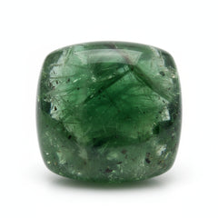 Green Tourmaline 10PC Tiny 5x5 MM Cushion Cabochon Green Fiery semi Precious Semi Precious Gemstone