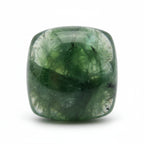 Green Tourmaline 1PC Tiny 6x6 MM Cushion Cabochon Green Brilliant semi Precious Precious Gemstone