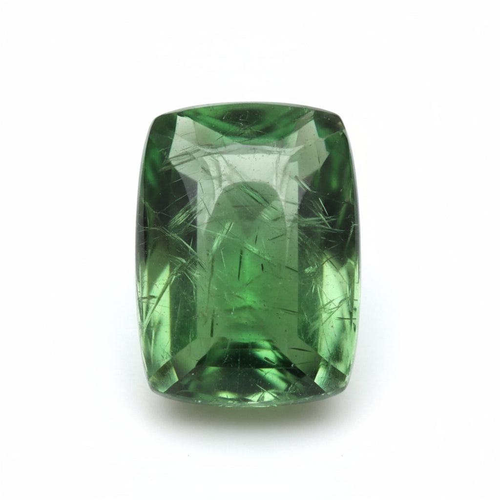 Green Tourmaline 1PC Tiny 5x7 MM Emerald Cabochon Green Brilliant semi Precious Precious Gemstone
