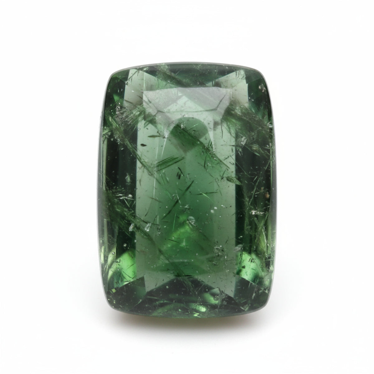 Green Tourmaline 1PC Small 6x8 MM Emerald Cabochon Green Sparkling semi Precious Gems