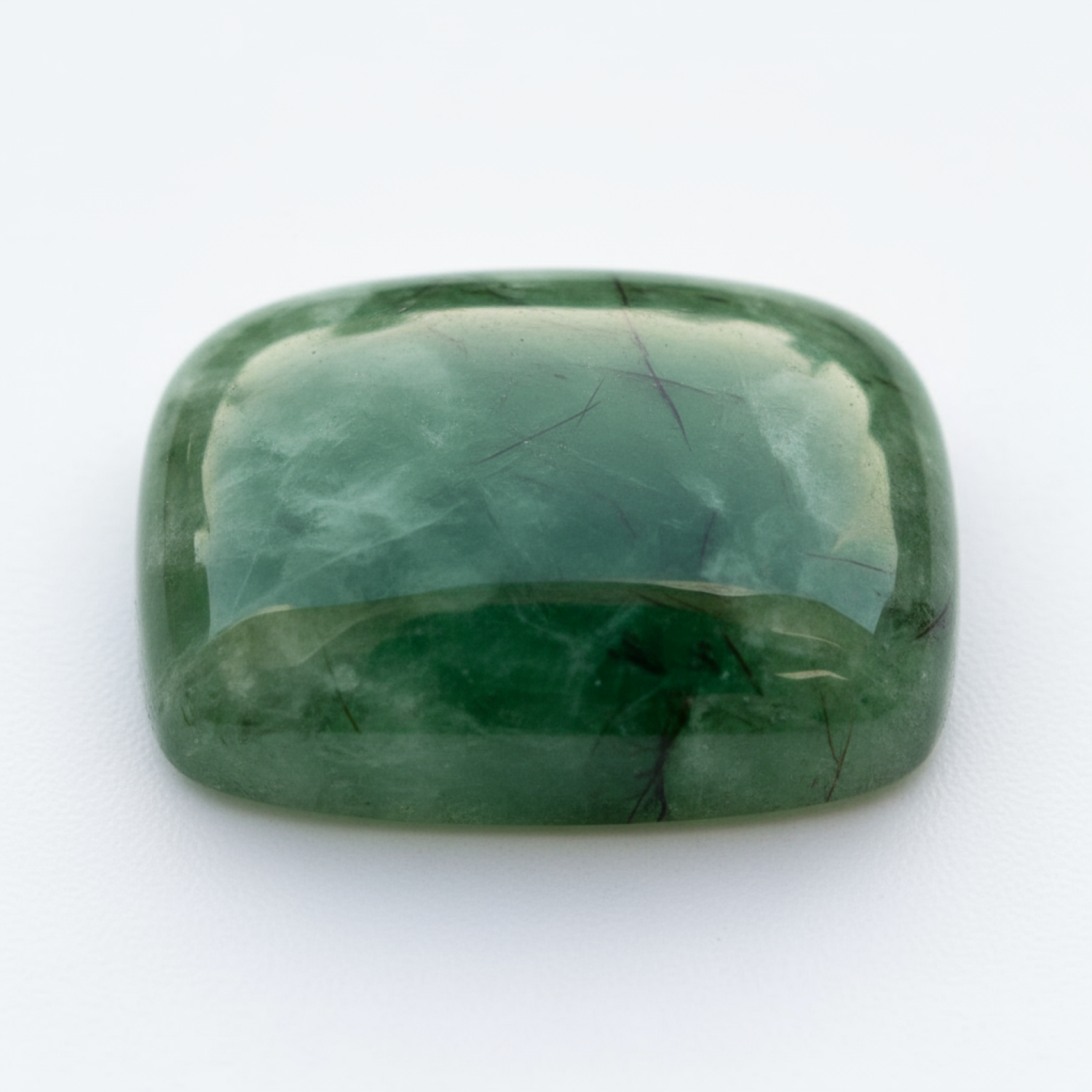 グリーントルマリン 1個 小粒 6x8 MM エメラルドカボション グリーン スパークリング 半貴石 サブ画像