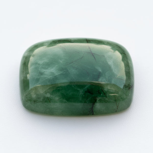 Green Tourmaline 1PC Small 6x8 MM Emerald Cabochon Green Sparkling semi Precious Gems