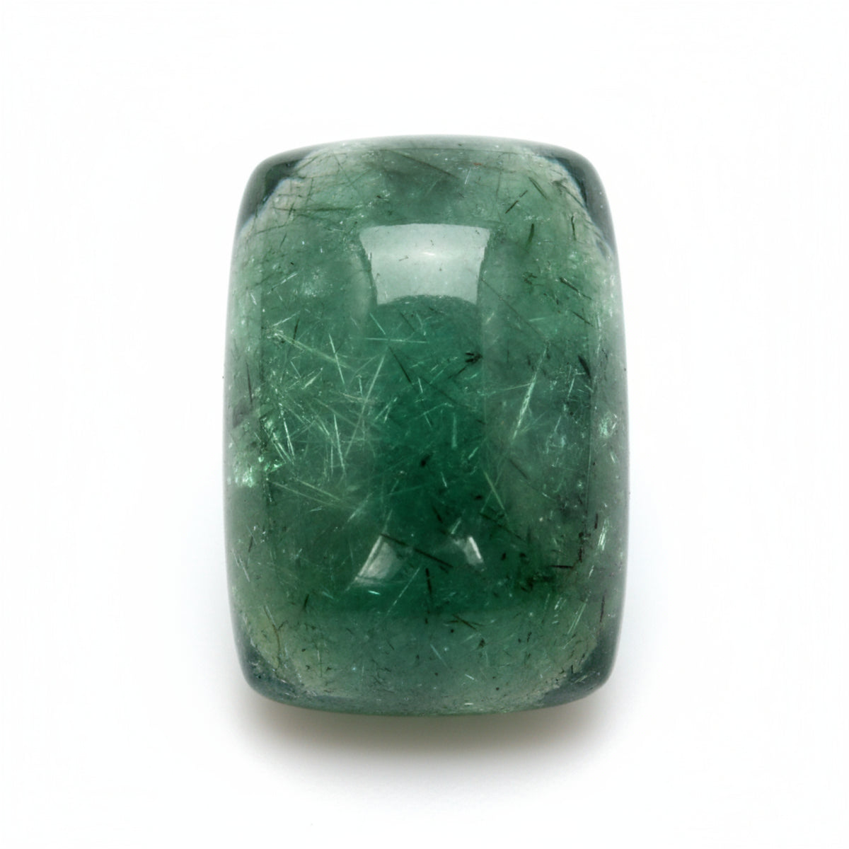 Green Tourmaline 1PC Small 6x9 MM Emerald Cabochon Green Polished semi Precious Loose Gems