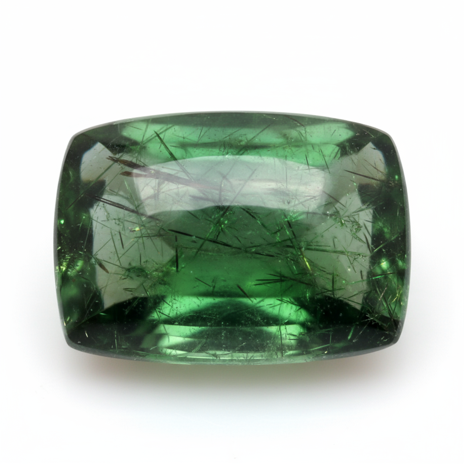Green Tourmaline 1PC Small 7x9 MM Emerald Cabochon Green Splendid semi Precious Loose Gemstone Sekundär produktbild