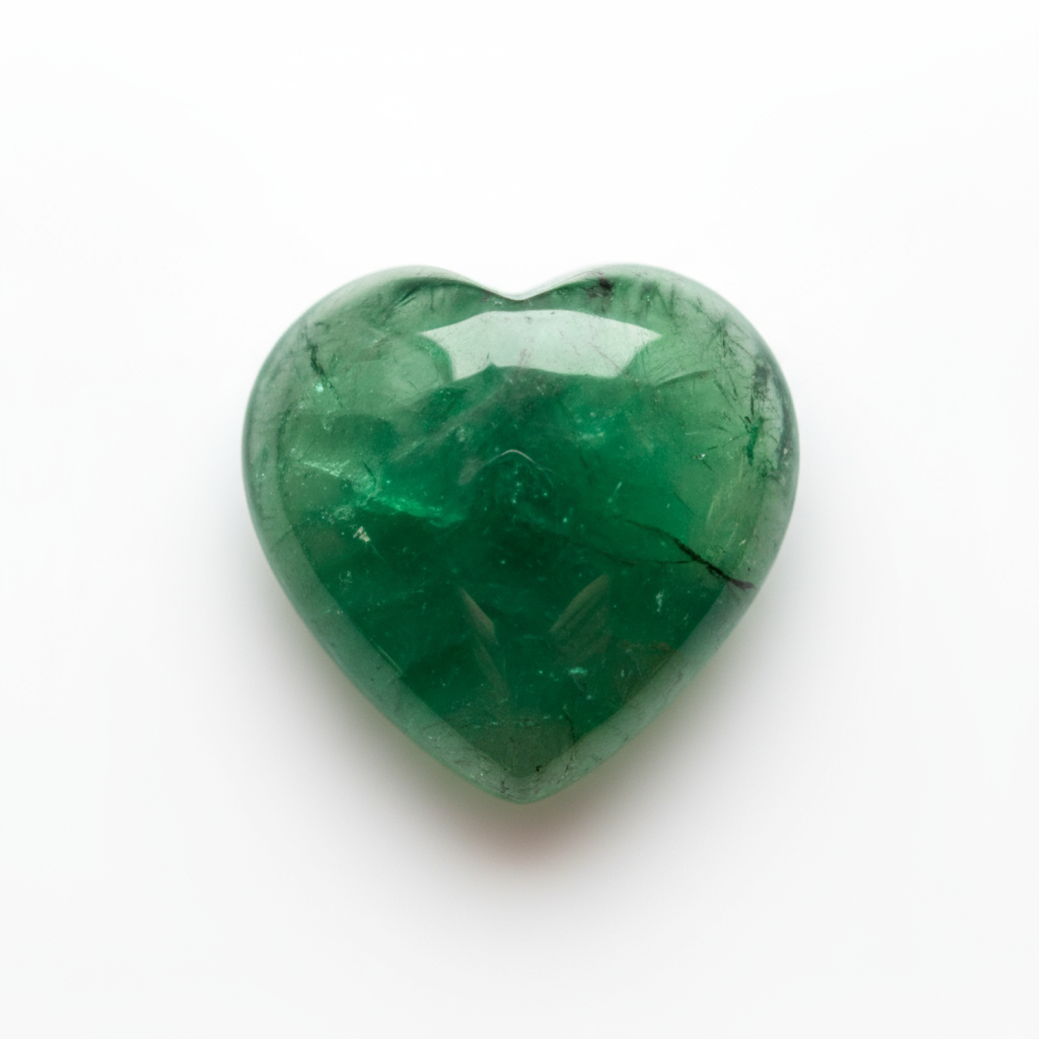 Green Tourmaline 10PC Tiny 3x3 MM Heart Cabochon Green Shine semi Precious Loose Gemstones Immagine principale del prodotto