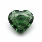 Green Tourmaline 10PC Tiny 3x3 MM Heart Cabochon Green Shine semi Precious Loose Gemstones