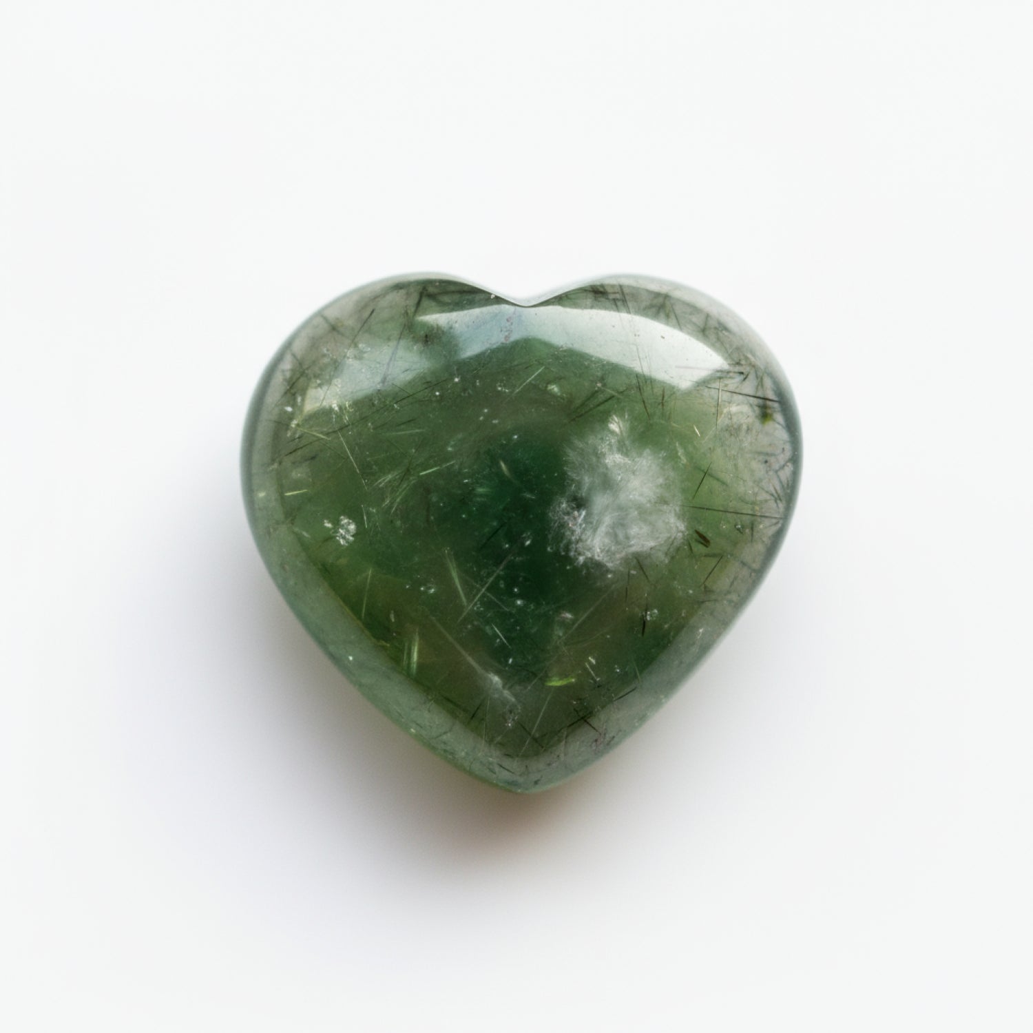 Green Tourmaline 10PC Tiny 4x4 MM Heart Cabochon Green Fine semi Precious Semi Precious Gemstone