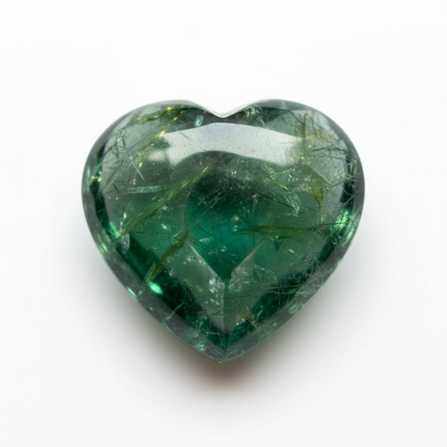 Green Tourmaline 10PC Tiny 4x4 MM Heart Cabochon Green Fine semi Precious Semi Precious Gemstone