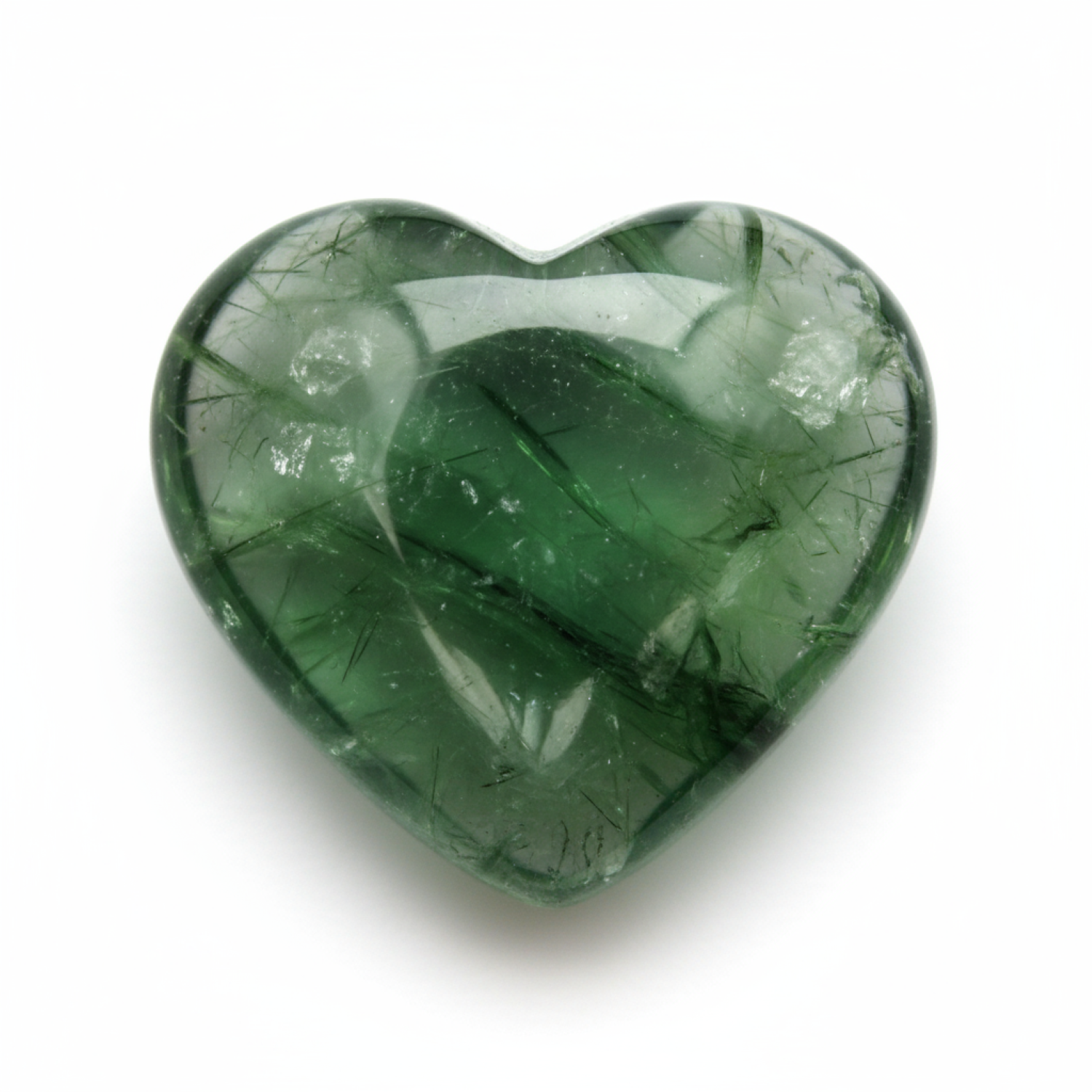 Green Tourmaline 10PC Tiny 5x5 MM Heart Cabochon Green High-Quality semi Precious Precious Gemstone Sekundär produktbild