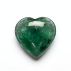 Green Tourmaline 1PC Small 7x7 MM Heart Cabochon Green Genuine semi Precious Loose Gems
