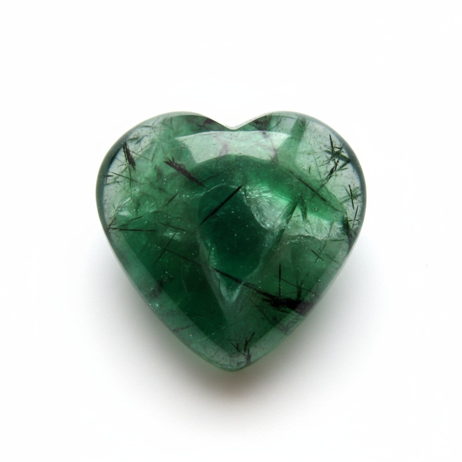 Green Tourmaline 1PC Small 8x8 MM Heart Cabochon Green Superior semi Precious Loose Gemstone