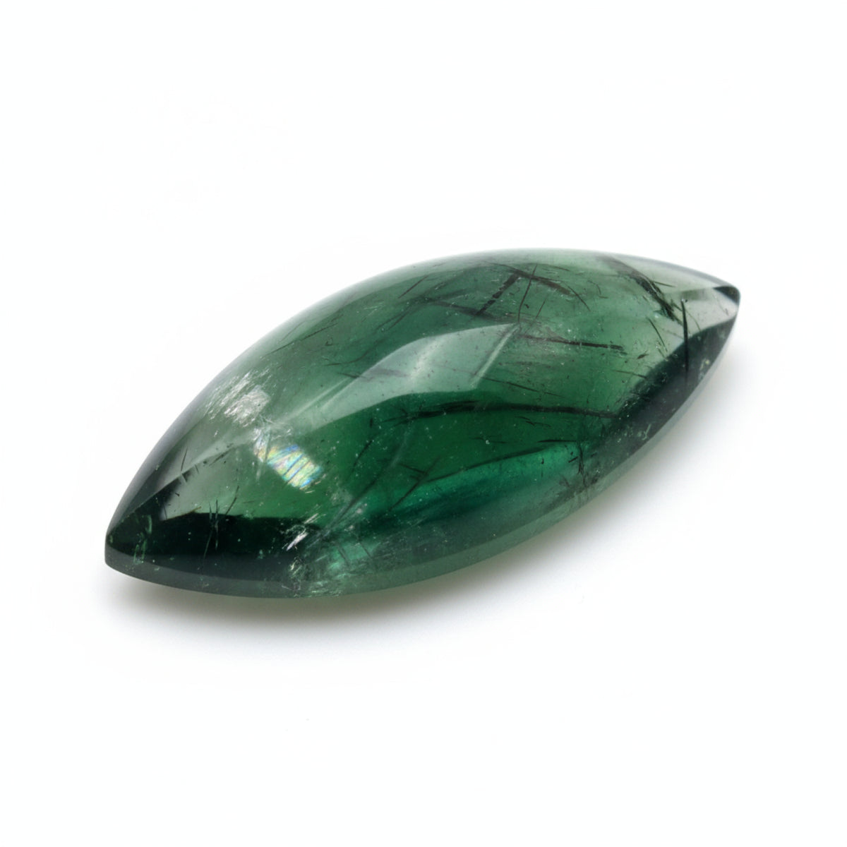 Green Tourmaline 10PC Tiny 4x8 MM Marquise  Cabochon Green Natural semi Precious Loose Gemstone