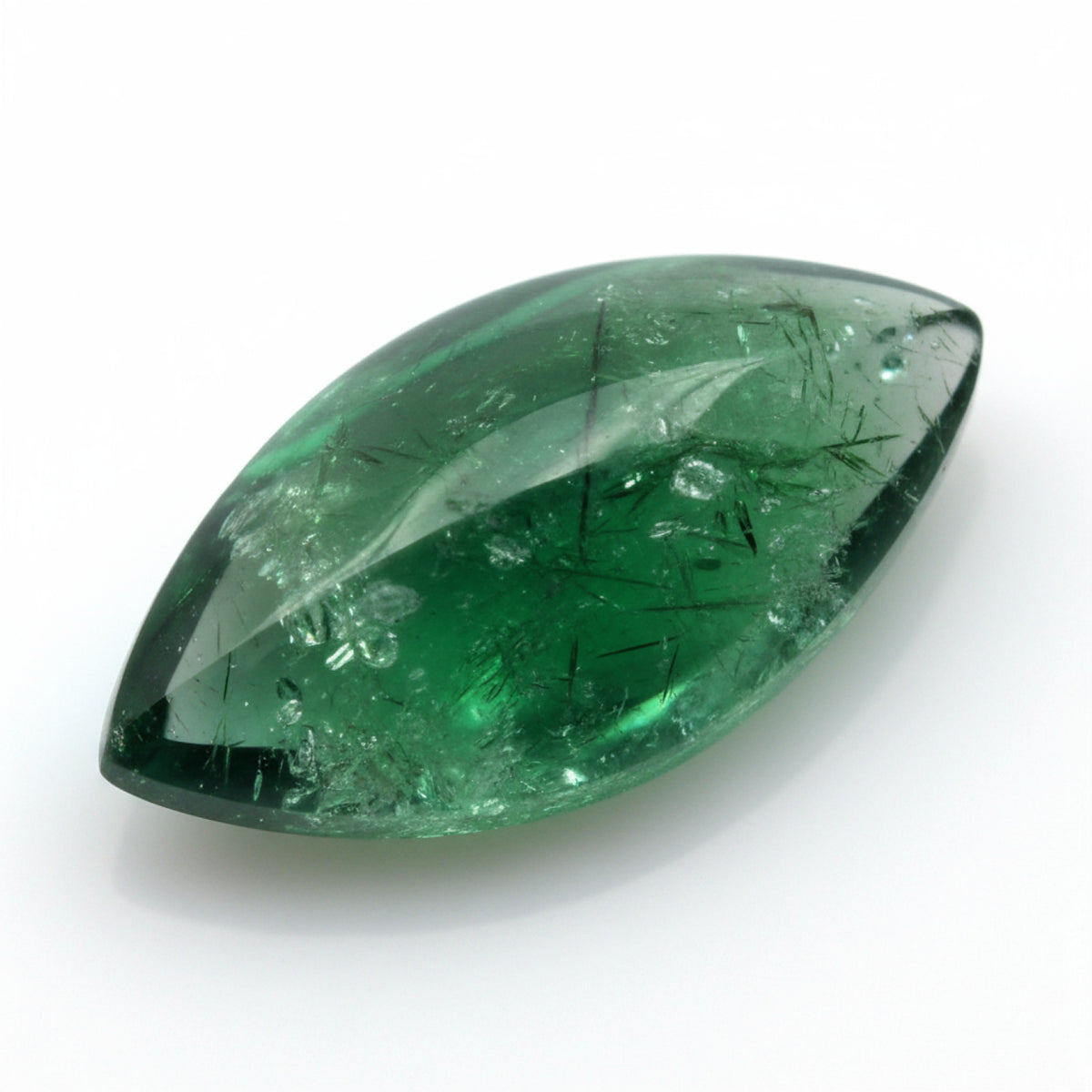 Green Tourmaline 1PC Small 5x10 MM Marquise  Cabochon Green Genuine semi Precious Loose Gemstones