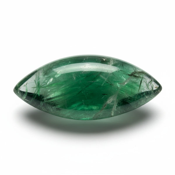 Green Tourmaline 1PC Small 6x12 MM Marquise  Cabochon Green Superior semi Precious Semi Precious Gemstone
