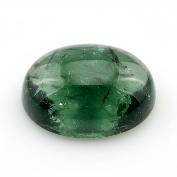Green Tourmaline 1PC Small 6x9 MM Oval Cabochon Green Fine semi Precious Semi Precious Gemstone