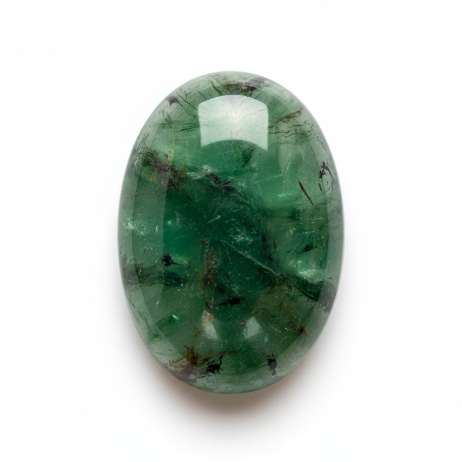 Green Tourmaline 1PC Small 7x9 MM Oval Cabochon Green High-Quality semi Precious Precious Gemstone