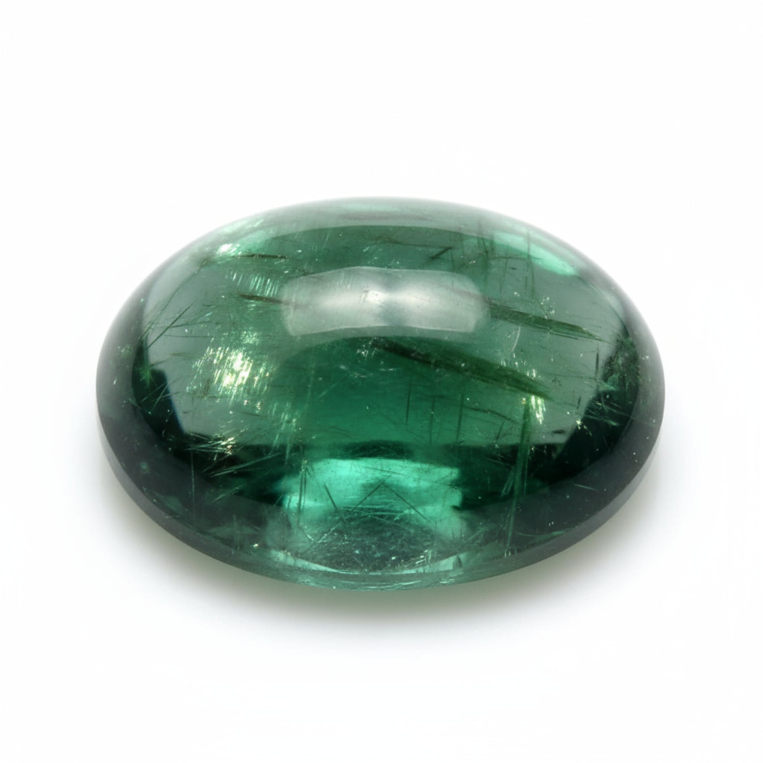 Green Tourmaline 1PC Small 7x9 MM Oval Cabochon Green High-Quality semi Precious Precious Gemstone