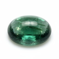Green Tourmaline 1PC Small 7x9 MM Oval Cabochon Green High-Quality semi Precious Precious Gemstone