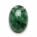 Green Tourmaline 1PC Medium 8x10 MM Oval Cabochon Green Genuine semi Precious Loose Gems
