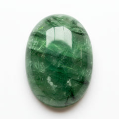 Green Tourmaline 1PC Large 9x11 MM Oval Cabochon Green Superior semi Precious Loose Gemstone