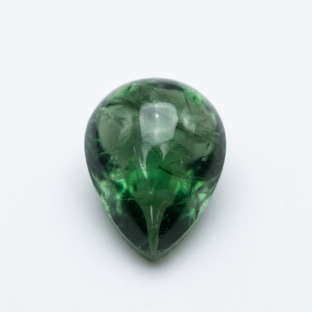 Green Tourmaline 10PC Tiny 3x5 MM Pear Cabochon Green High-Quality semi Precious Precious Gemstone