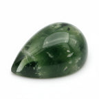 Green Tourmaline 1PC Small 6x8 MM Pear Cabochon Green Superior semi Precious Loose Gemstone