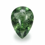 Green Tourmaline 1PC Medium 8x10 MM Pear Cabochon Green Sparkling semi Precious Gems