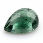 Green Tourmaline 1PC Medium 8x10 MM Pear Cabochon Green Sparkling semi Precious Gems