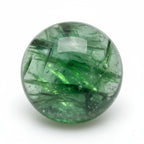 Green Tourmaline 1PC Large 10x10 MM Round Cabochon Green Pure semi Precious Loose Gemstones