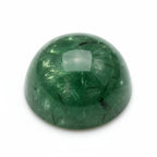 Green Tourmaline 10PC Tiny 4x4 MM Round Cabochon Green Shine semi Precious Loose Gemstones