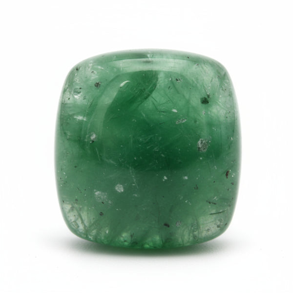 Green Tourmaline 1PC Large 10x10 MM Square Cabochon Green Natural semi Precious Loose Gemstone
