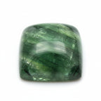 Green Tourmaline 1PC Large 10x10 MM Square Cabochon Green Natural semi Precious Loose Gemstone