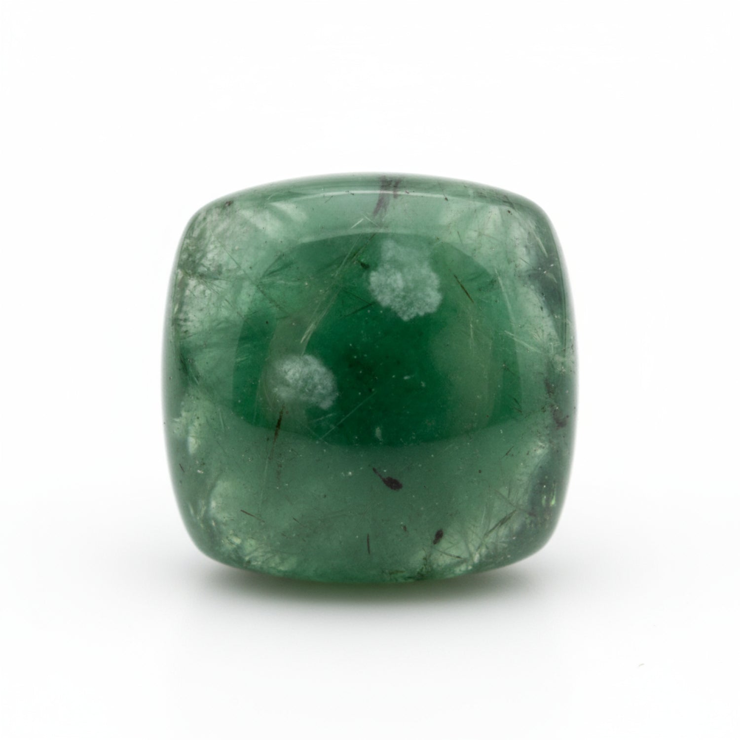 Green Tourmaline 10PC Tiny 3x3 MM Square Cabochon Green Polished semi Precious Loose Gems